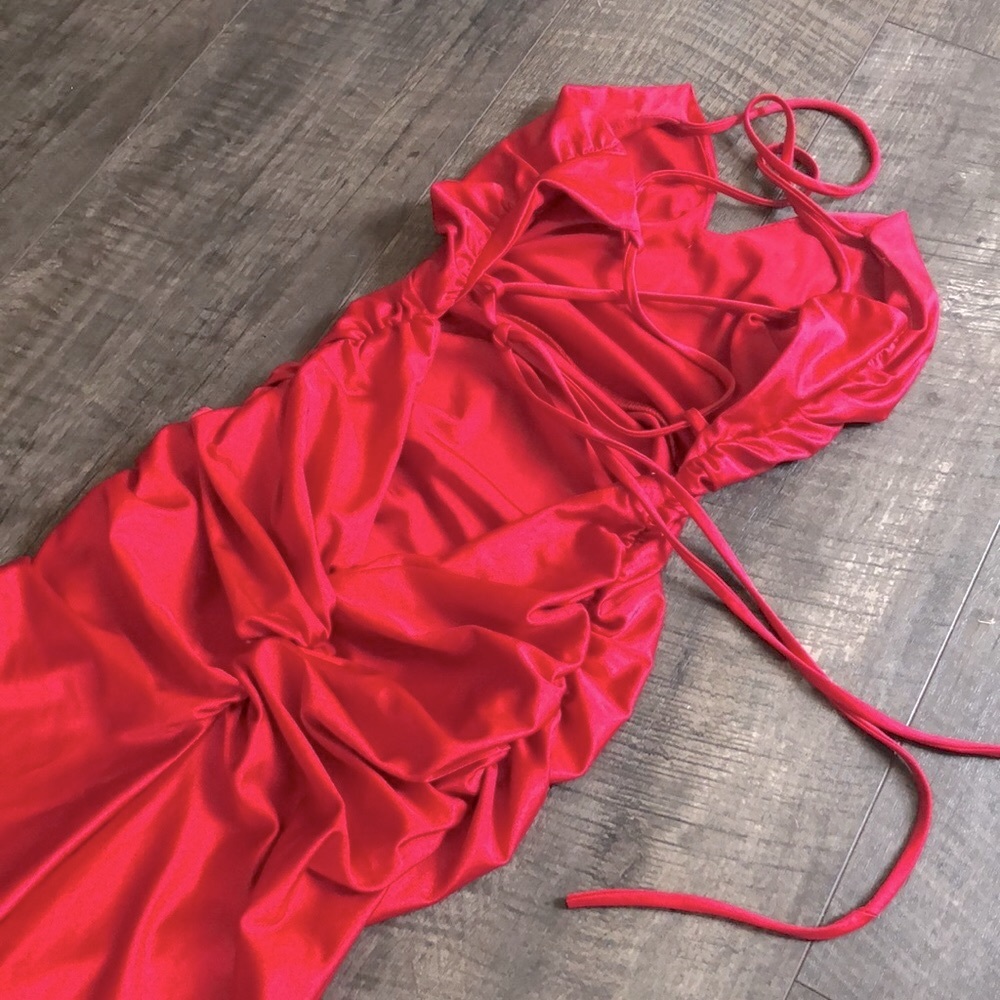 J.OUR RED PROM DRESS SIZE S - Picture 8 of 13